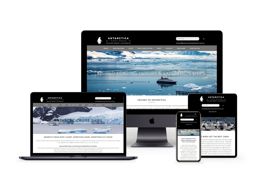 Antarctica Travel Centre Website